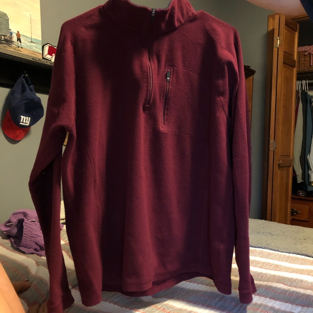 LLBean fleece quarter zip